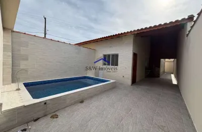 Casa com 3 quartos, lado praia, mongaguá - r$ 499 mil, cod: 480