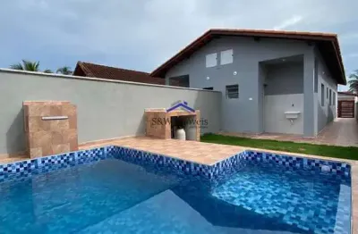Casa com 2 quartos, jardim regina, itanhaém - r$ 319 mil, cod: 515