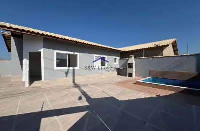 Casa com 2 quartos,  bopiranga, itanhaém - r$ 370 mil, cod: 529