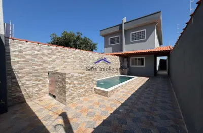 Sobrado com 2 quartos, jardim são fernando, itanhaém - r$ 490 mil, cod: 553
