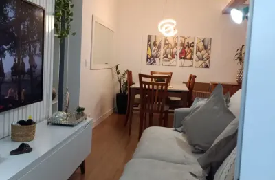 Apartamento 02 dormitórios semi mobiliado com área de lazer completo bairro aviação.