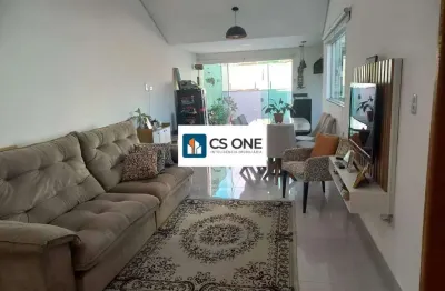Cobertura à vendab.campestresanto andré 130m² 2 quartos1 suíte3 banheiros
