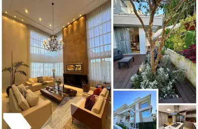 Casa à venda por r$ 6.400.000 no bosque das mansões - 4 quartos - grande florianópolis/sc