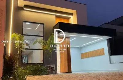 Casa em condomínio para venda em indaiatuba, loteamento park gran reserve, 3 dormitórios, 1 suíte, 3 banheiros, 3 vagas