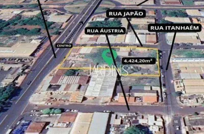 Terreno à venda vila carvalho, av. brasil 4.424,20m² | ribeirão preto/sp