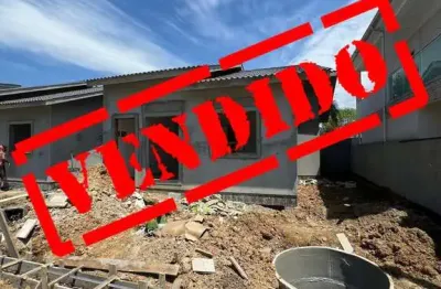 Casa com 2 quartos à venda na rua ernestina da rosa, 234, guarda do cubatão, palhoça por r$ 275.000
