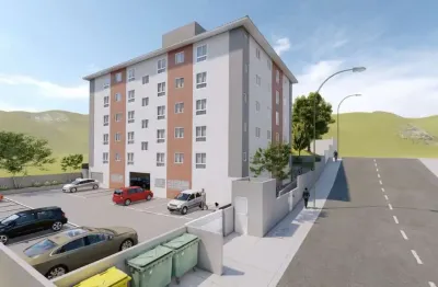 Apartamento com 2 quartos à venda na rua paulo zimmermann, 233, jardim janaina, biguaçu por r$ 249.000