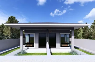 Casa com 2 quartos à venda na rua valdir zanon, 983, guarda do cubatão, palhoça por r$ 389.000