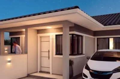 Casa com 2 quartos à venda na rua thiago stahelin pereira, 43, guarda do cubatão, palhoça por r$ 375.000