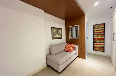 Palhano business - sala mobiliada para locação com 40m², 1 vaga, por r$ 3.600,00- gleba palhano, lo