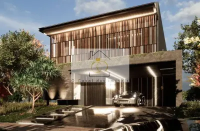 Casa em condomínio fechado com 3 quartos à venda no parque tauá, londrina , 230 m2 por r$ 1.700.000