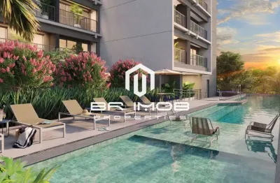 Apartamento com 1 quarto à venda na rua gaivota, 555, moema, são paulo, 32 m2 por r$ 599.000