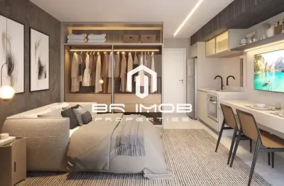Apartamento com 1 quarto à venda na rua gaivota, 555, moema, são paulo, 25 m2 por r$ 499.000