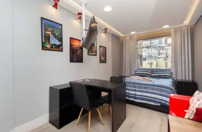 Apartamento com 1 quarto à venda na avenida ipiranga, 345, jardim república, são paulo, 34 m2 por r$ 360.000