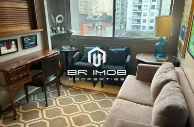 Apartamento com 1 quarto para alugar na rua frei caneca, 940, consolação, são paulo, 36 m2 por r$ 4.000