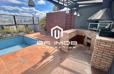 Cobertura com 3 quartos à venda na avenida miruna, 327, indianópolis, são paulo, 192 m2 por r$ 1.950.000