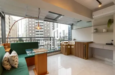 Apartamento com 1 quarto à venda na alameda iraé, 664, indianópolis, são paulo, 32 m2 por r$ 615.000