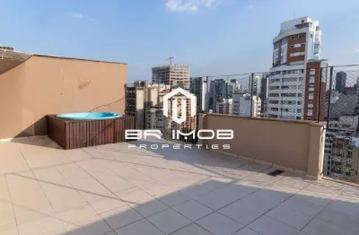 Cobertura com 3 quartos à venda na rua doutor virgílio de carvalho pinto, 271, pinheiros, são paulo, 218 m2 por r$ 2.250.000