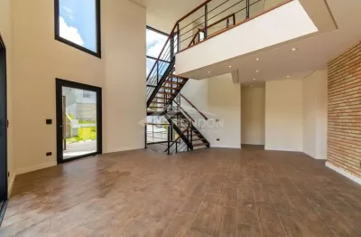 Sobrado alto padrão com 4 suítes, 336,34 m² de construção, 8 vagas - condomínio real park - arujá/sp