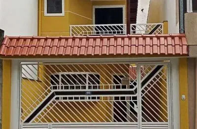 Sobrado à venda com 124m², 3 quartos (1 suíte) e duas vagas - continental ii - guarulhos/sp