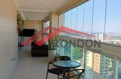 Excelente Apartamento 165 m² à venda, 3 suítes, ampla varanda gourmet e vista livre. 3 vagas de garagem
