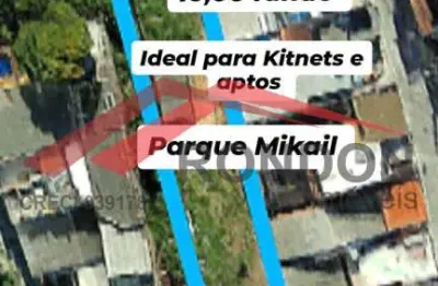 Terreno à venda na rua dolomita, mikail ii, guarulhos, 1050 m2 por r$ 430.000