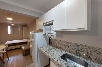 Apartamento mobiliado e reformado para venda | kitinetão | centro de campinas | 1 garagem
