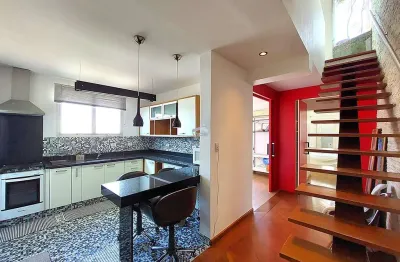 Apartamento -  cobertura à venda no cambuí: 2 quartos, 1 suíte, 2 salas, 1 vaga de garagem, 98,11 m² - prédio totalmente repaginado!