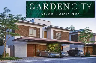 Garden city  |  casa nova campinas 3 suítes | 2 vagas