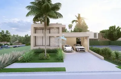 Casa em condomínio de luxo com 3 quartos e 3 suítes  paulínia-sp, parque brasil 500  5 banheiros e 4 vagas  219,49 m²