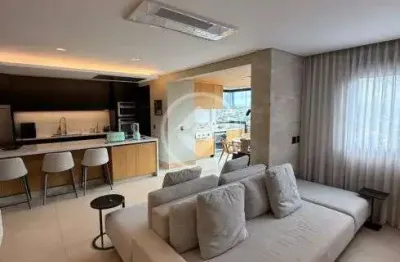 Apartamento mobiliado, 112 m2, lindo, venda e locação, 2 suítes, 2 vagas codigo: 146279