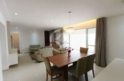 Apartamento para alugar, mobiliado, 156m², 3 suítes, 3 vagas de garagem, lazer completo, brooklin. c