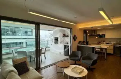 Vendo apartamento, andar alto, 128m², 2 suítes, 3 vagas de garagem, habitarte 2, brooklin codigo: 90