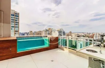 Vendo cobertura luxuosa duplex no brooklin 280m² 3 suítes 4 vagas codigo: 56361