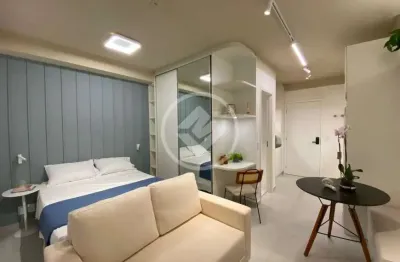 Apartamento studio á venda na vila olímpia mobiliado e decorado codigo: 91850