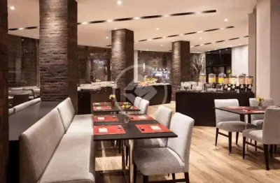 Flat 28m à venda na avenida ibirapuera no hotel meliá - unidade hoteleira com 1 vaga de garagem. cod