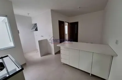 Apartamento com 2 dormitórios, sala, cozinha americana, banheiro e área de serviço