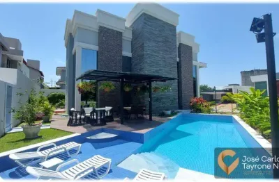 Casa mobiliada a venda com 4 suítes e 334m² no altiplano - condomínio fechado
