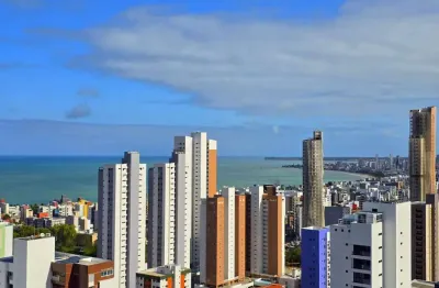 Apartamento com vista mar e com 3 quartos próximo ao parque parahyba, bairro aeroclube.