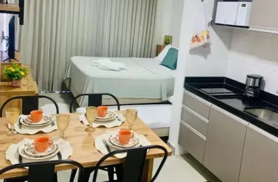 Flat pronto todo mobiliado no jardim oceania a poucos metros do mar.