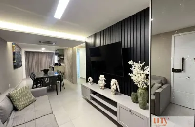 Apartamento com 2 quartos todo mobiliado em camboinha