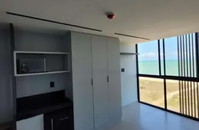 Flat novo com 20 m² pé na areia no bairro jardim oceania