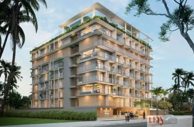 Flat com varanda em construção no bairro de tambaú a poucos metros da praia