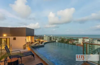 Apartamento novo com 60 m² e 2 quartos na praia do poço