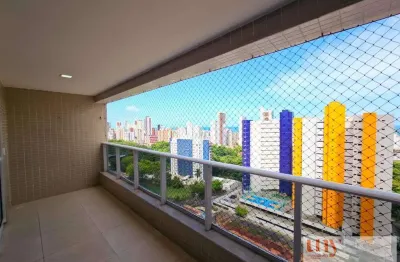 Apartamento com 4 quartos e 3 vagas em condomínio clube no miramar