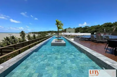 Flat todo mobiliado com 31 m² na beira mar da praia do cabo branco