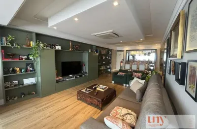Apartamento todo mobiliado e climatizado com 202 m² e 3 suítes em manaíra