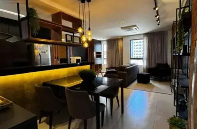 Apartamento com 1 quarto todo mobiliado em prédio seminovo no bairro de manaíra