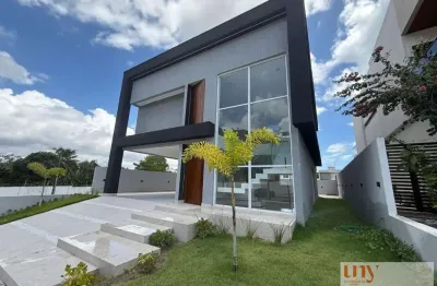 Casa nova, recém construída, 4 suítes e piscina no condomínio alta vista no altiplano