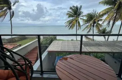 Apartamento pé na areia, frente mar, com 42 metros no jardim oceania